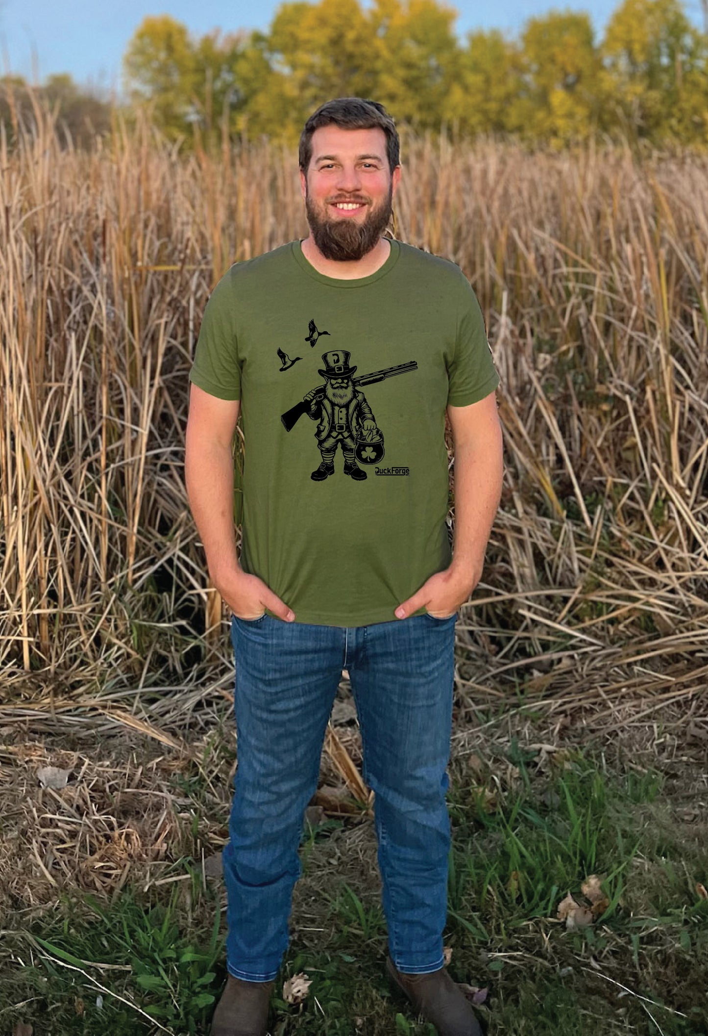 St. Paddy Duck Hunter T-Shirt